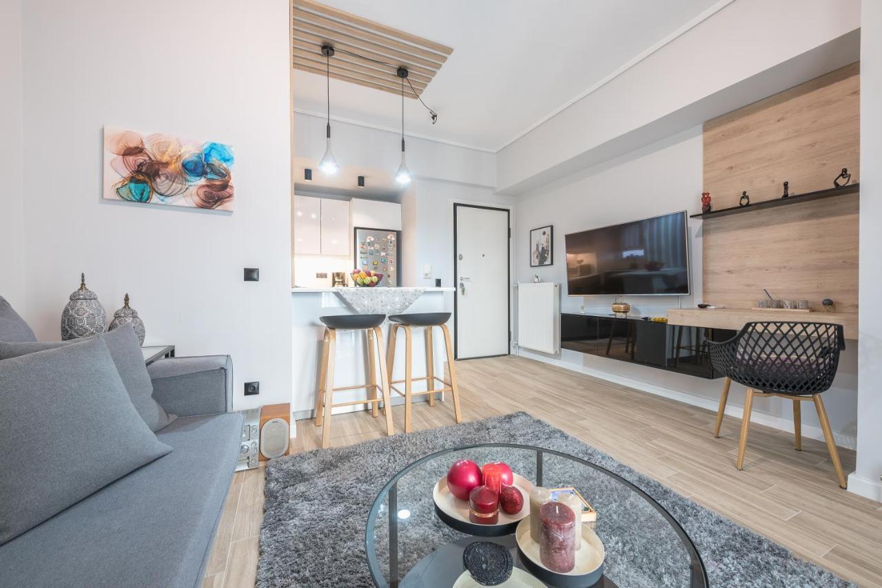 Comfy And Modern Apartment Athene Buitenkant foto
